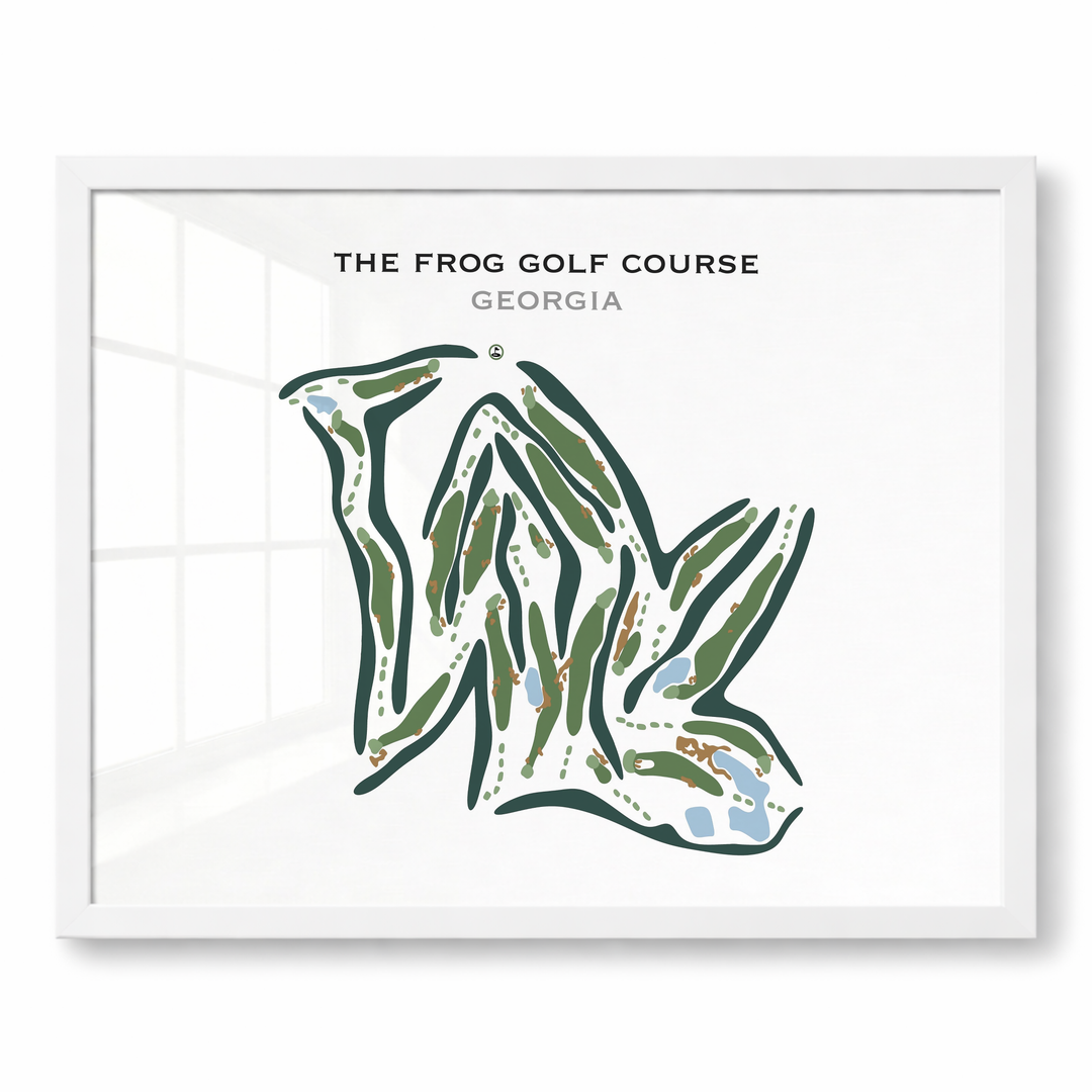 The Frog Golf Course, Georgia - Printed Golf Courses