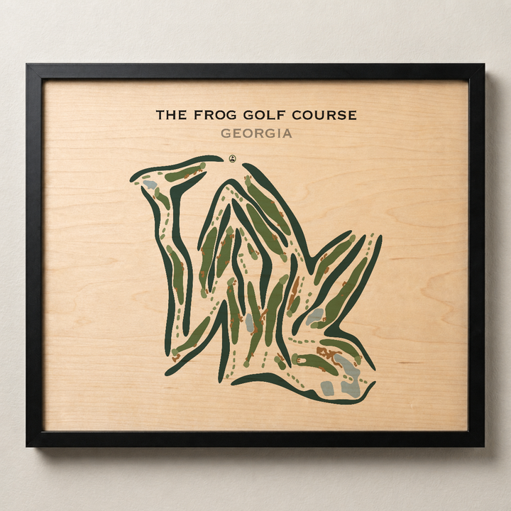 The Frog Golf Course, Georgia - Printed Golf Courses