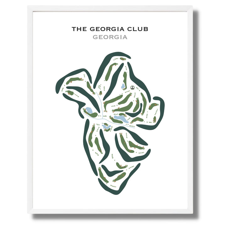 The Georgia Club, Georgia - Printed Golf Courses