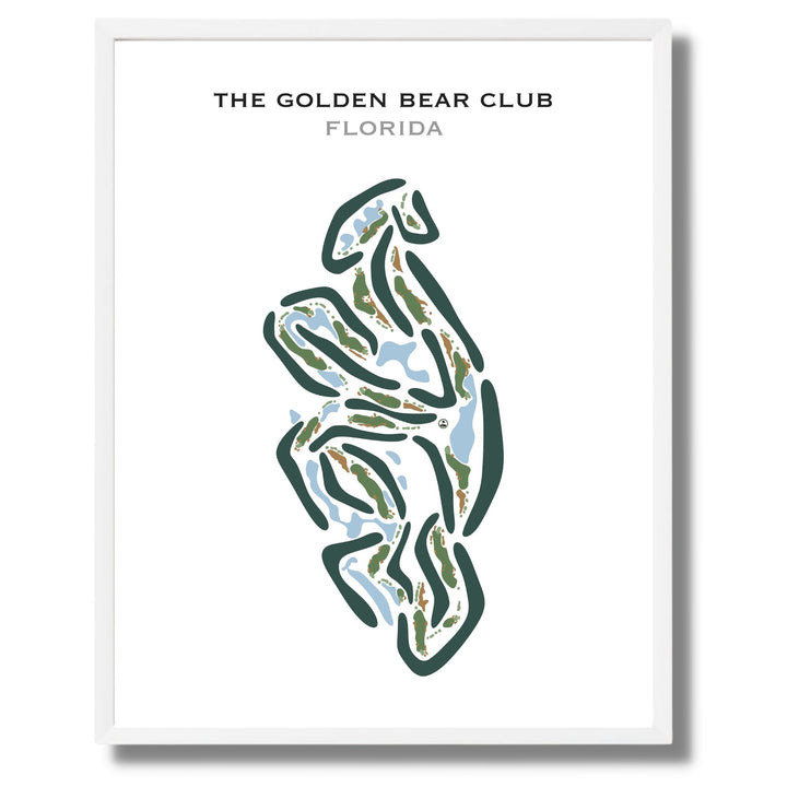 Golden Bear Club, Florida - Printed Golf Courses