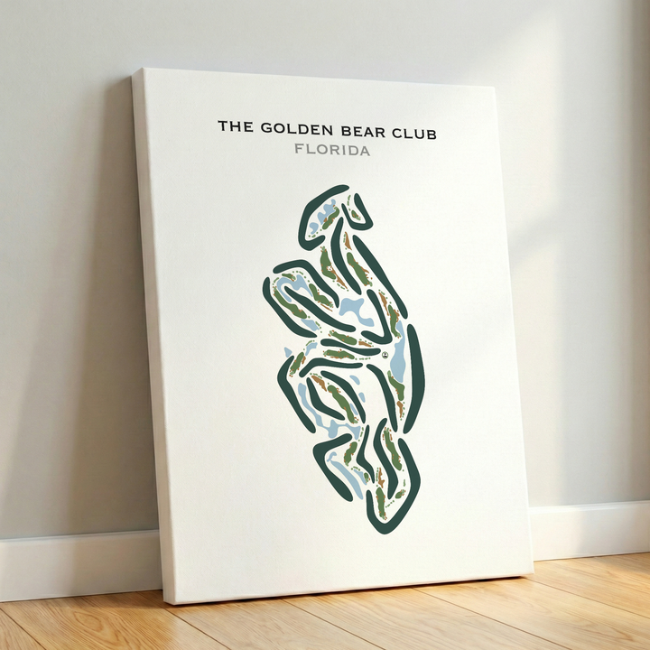 Golden Bear Club, Florida - Printed Golf Courses