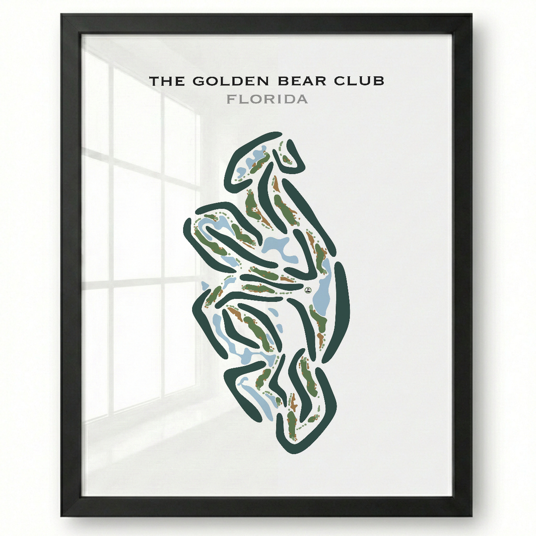 Golden Bear Club, Florida - Printed Golf Courses