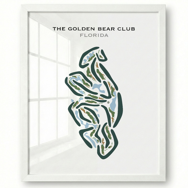 Golden Bear Club, Florida - Printed Golf Courses