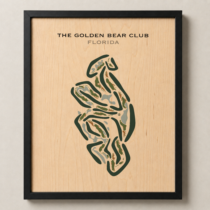 Golden Bear Club, Florida - Printed Golf Courses