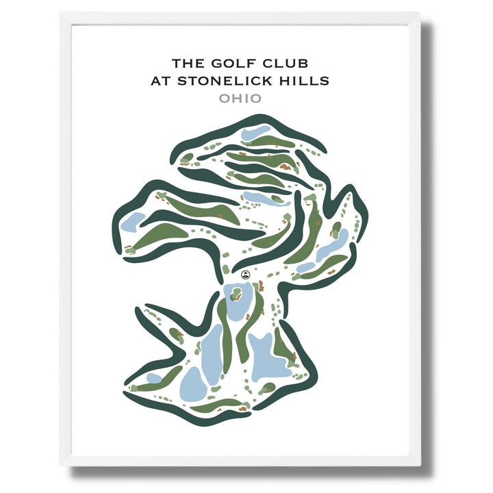 The Golf Club at Stonelick Hills, Ohio - Printed Golf Courses