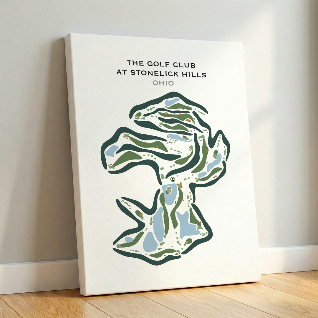 The Golf Club at Stonelick Hills, Ohio - Printed Golf Courses
