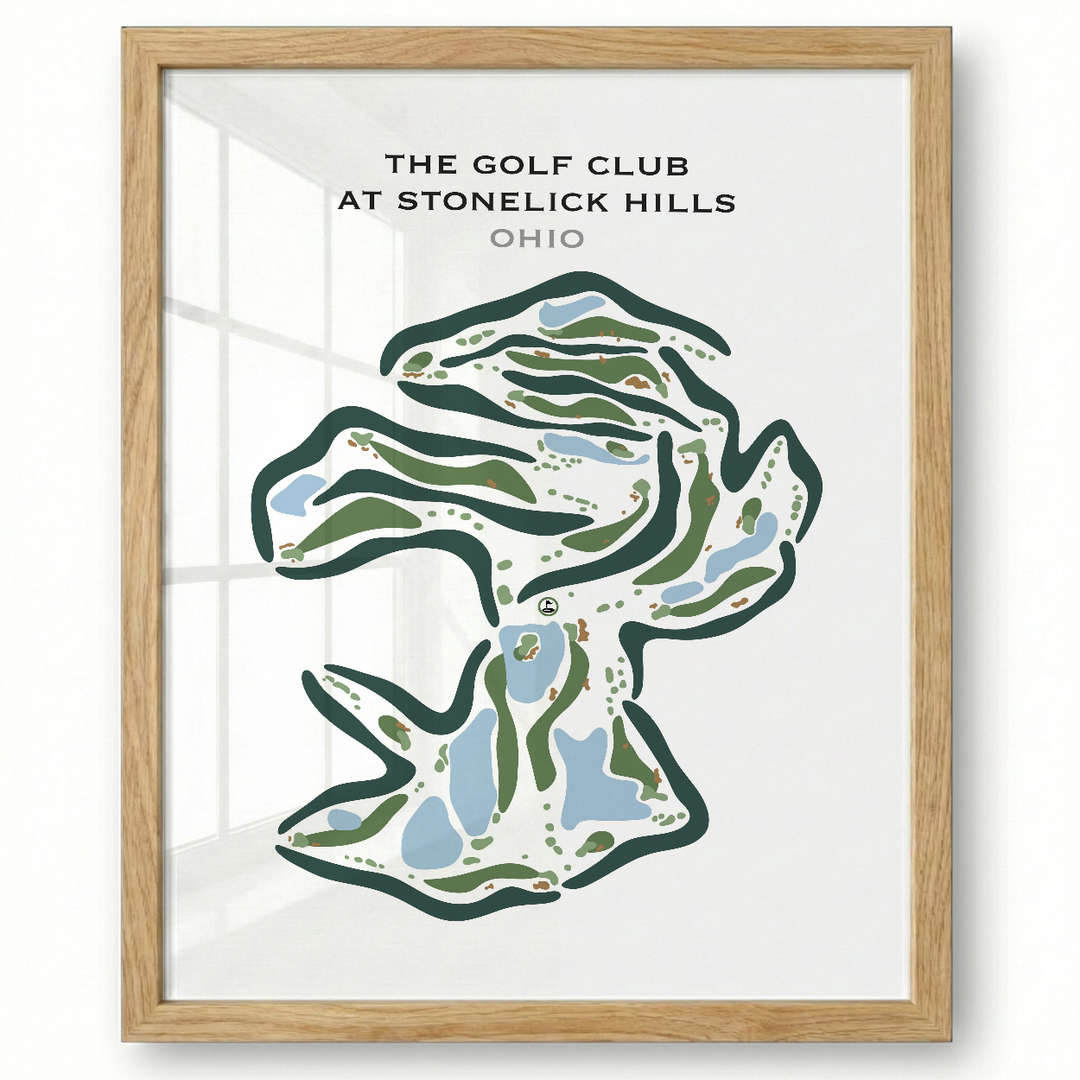 The Golf Club at Stonelick Hills, Ohio - Printed Golf Courses