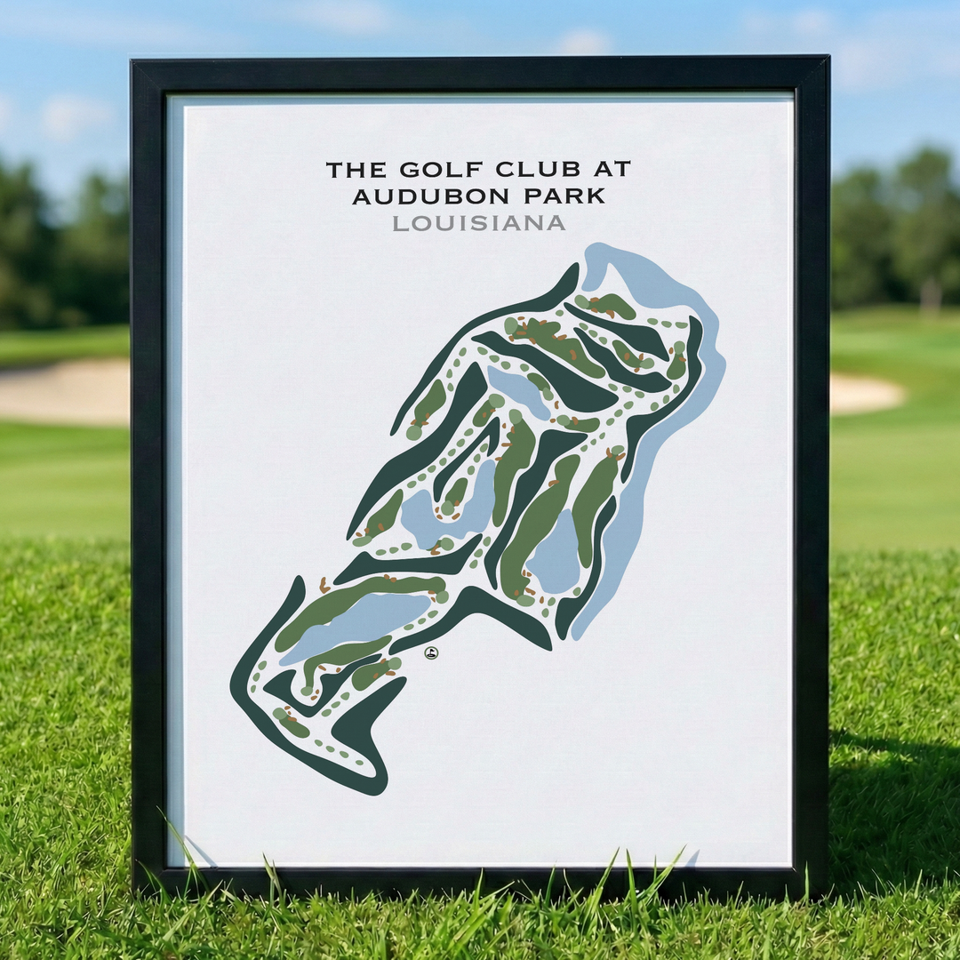 The Golf Club at Audubon Park, Louisiana - Printed Golf Courses