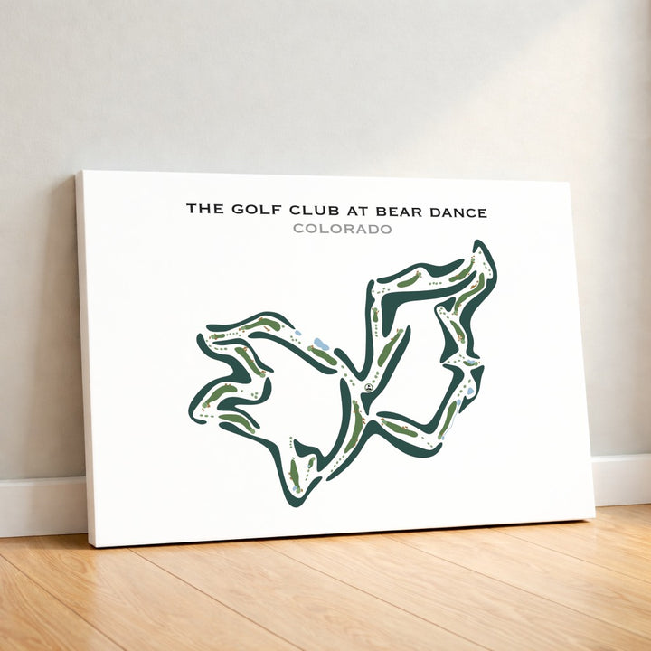 The Golf Club At Bear Dance, Colorado - Printed Golf Courses
