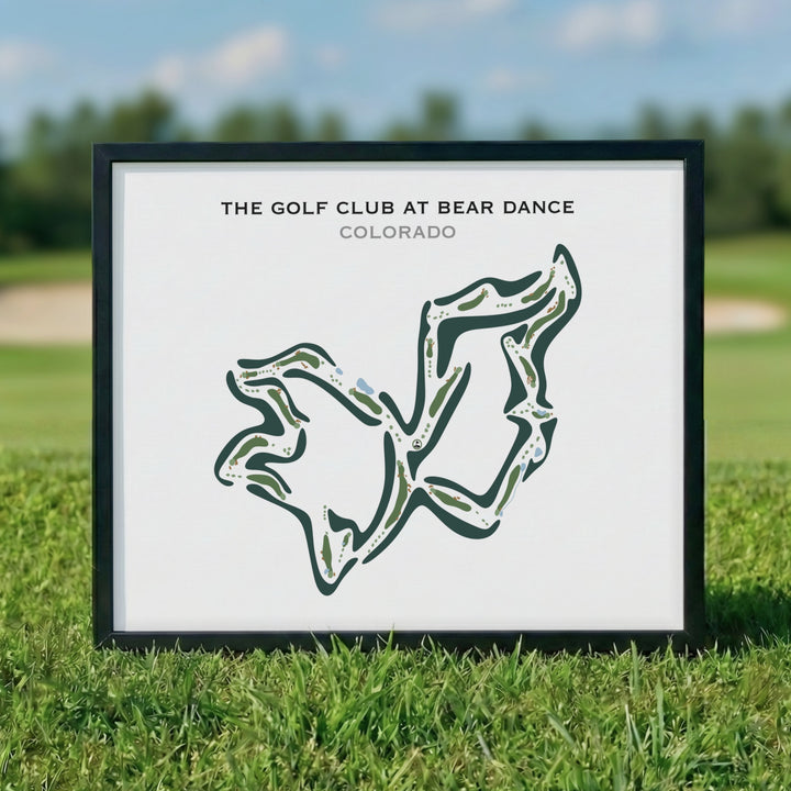 The Golf Club At Bear Dance, Colorado - Printed Golf Courses