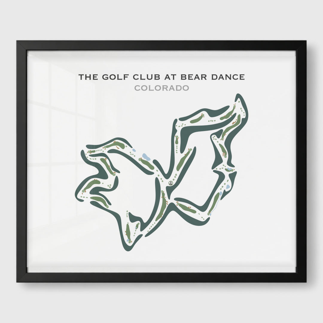 The Golf Club At Bear Dance, Colorado - Printed Golf Courses