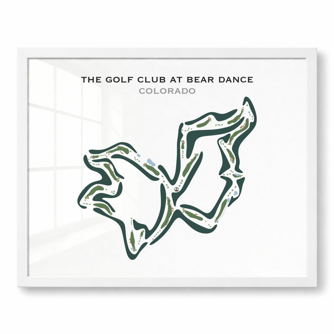 The Golf Club At Bear Dance, Colorado - Printed Golf Courses