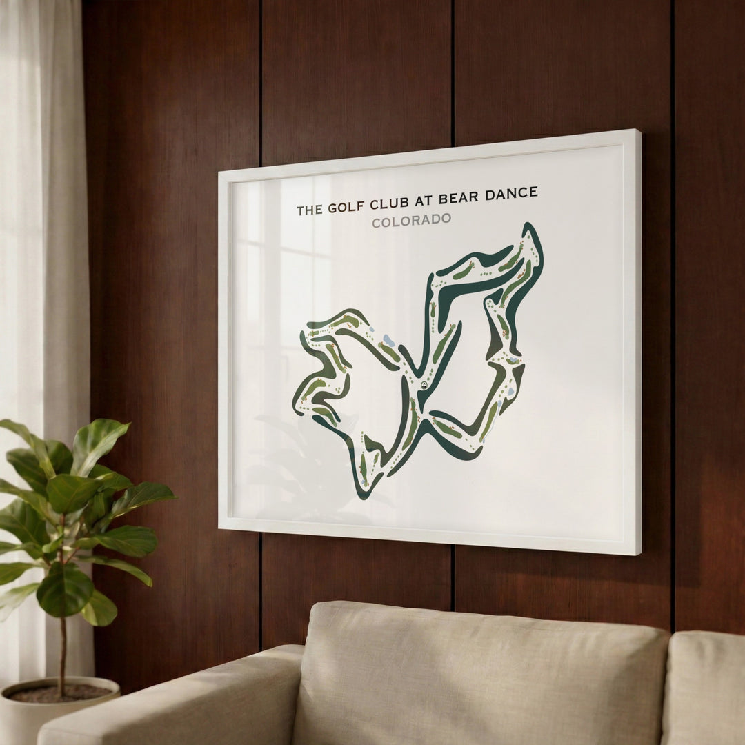 The Golf Club At Bear Dance, Colorado - Printed Golf Courses