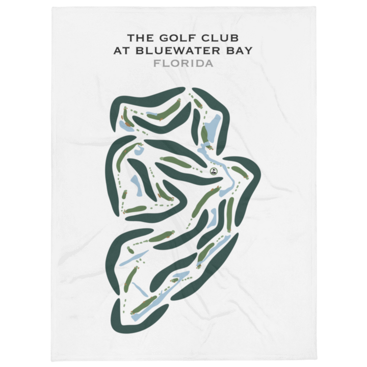 The Golf Club at Bluewater Bay, Florida - Printed Golf Courses