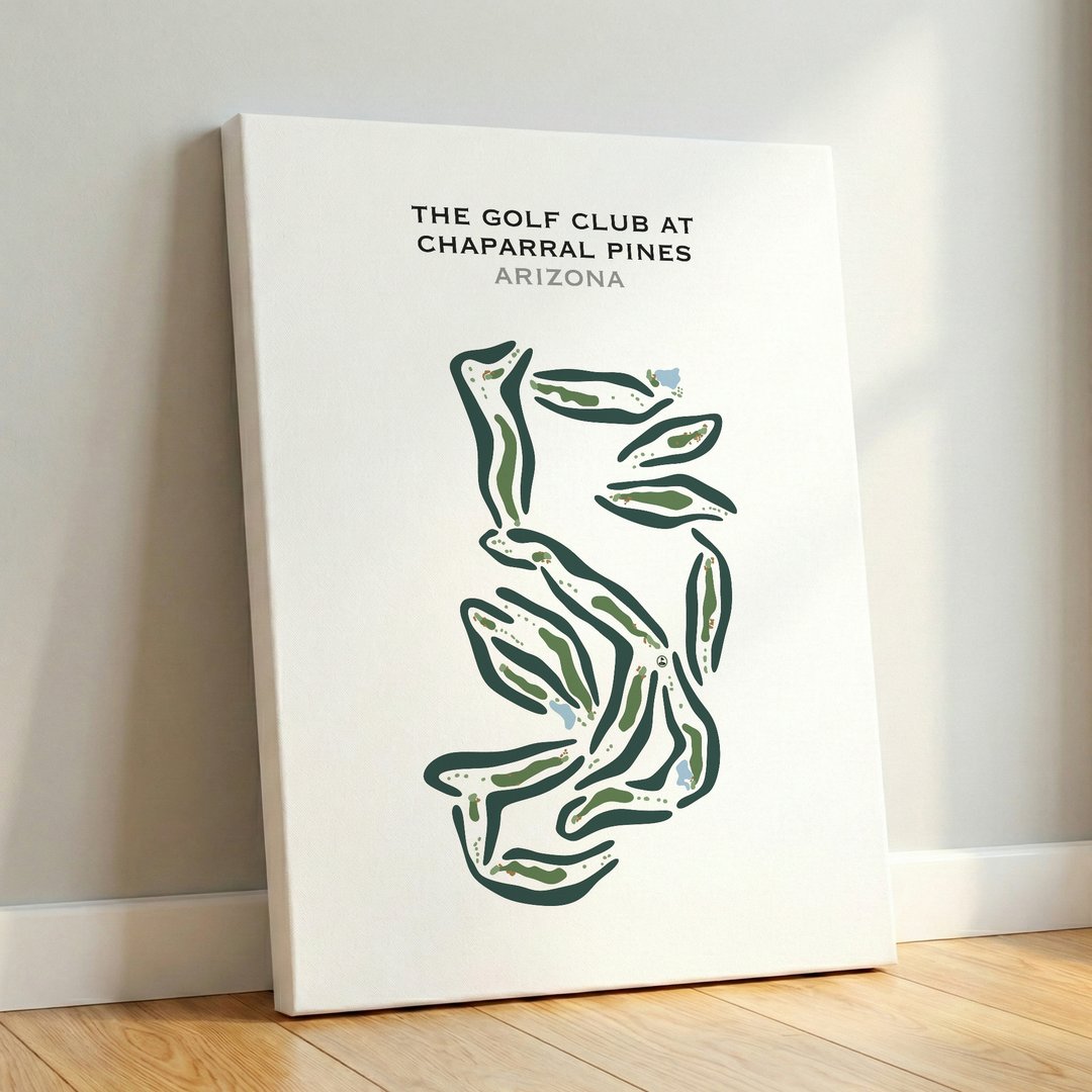 The Golf Club at Chaparral Pines, Arizona - Printed Golf Courses