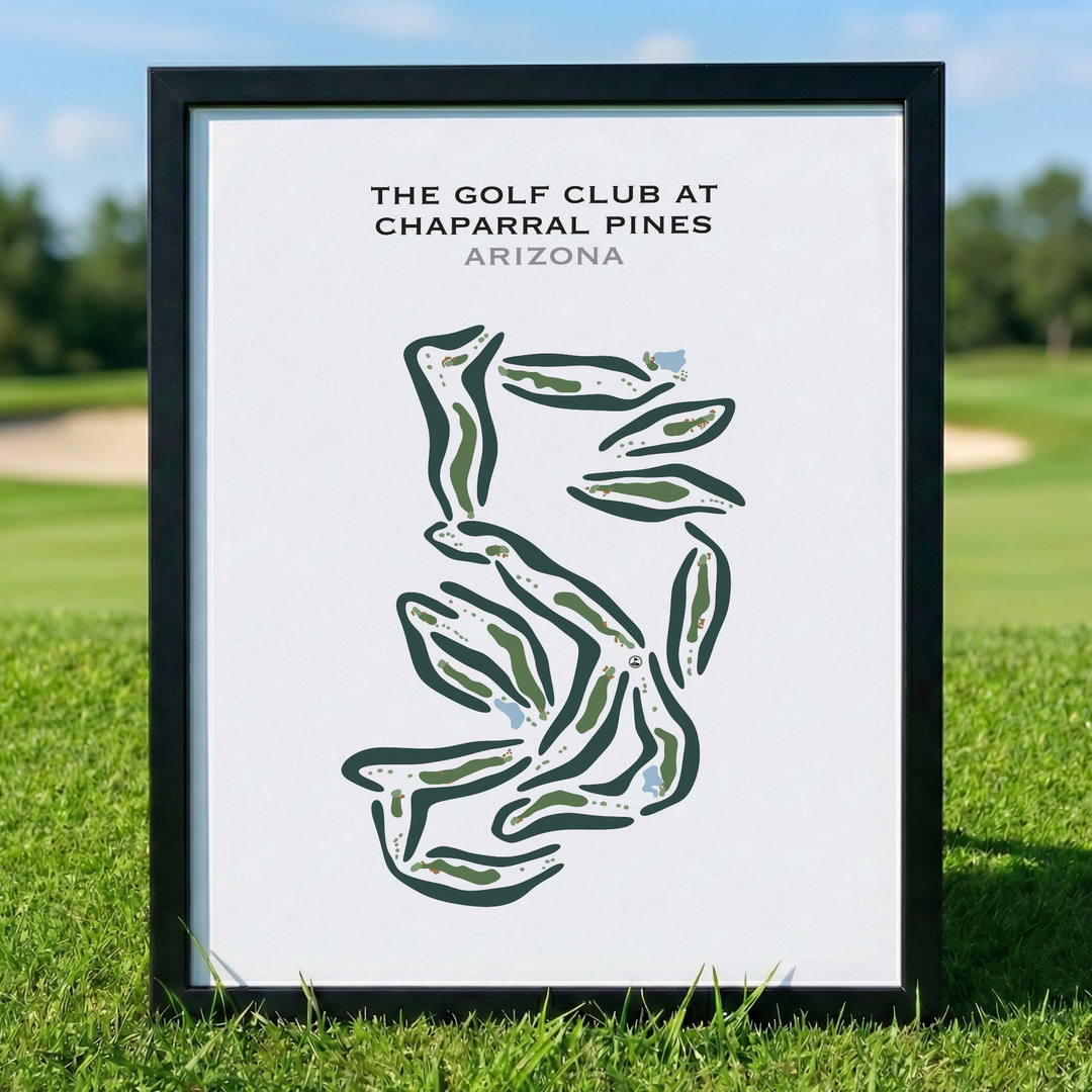 The Golf Club at Chaparral Pines, Arizona - Printed Golf Courses