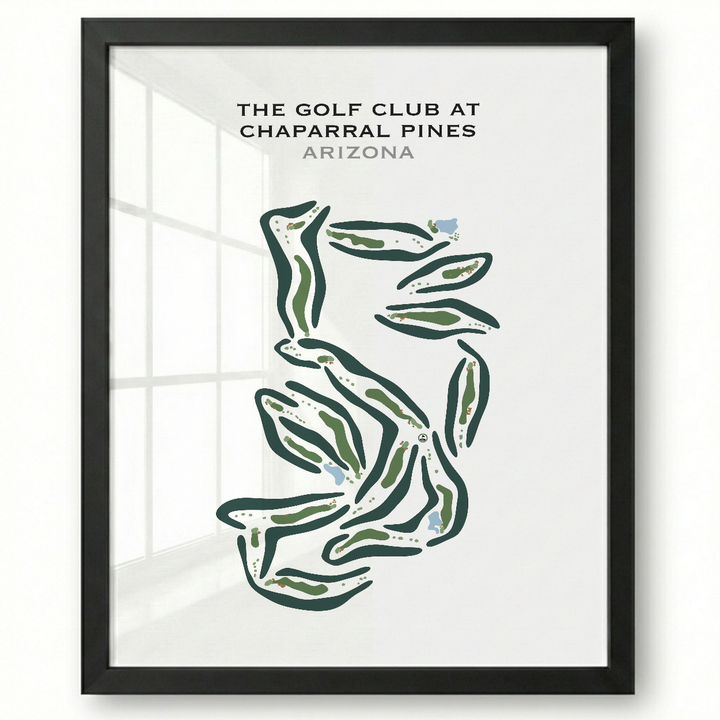 The Golf Club at Chaparral Pines, Arizona - Printed Golf Courses