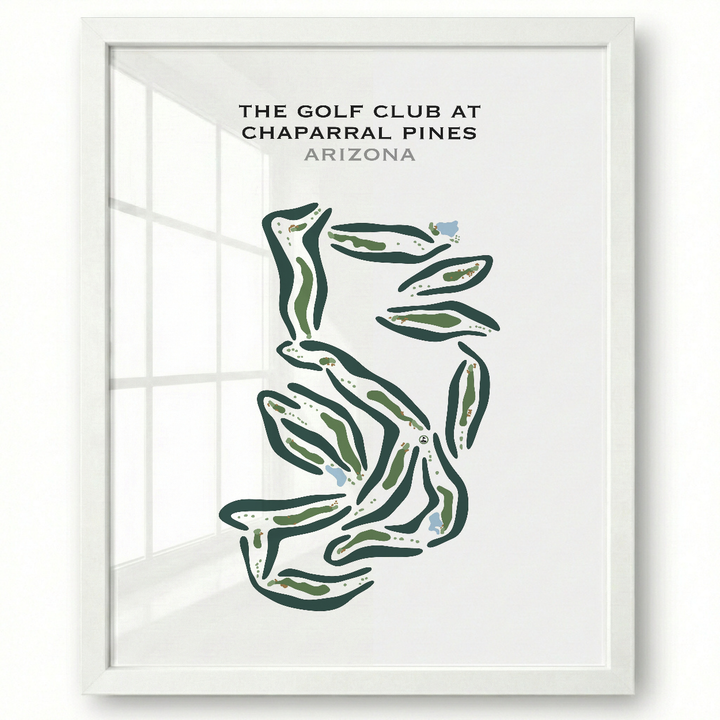 The Golf Club at Chaparral Pines, Arizona - Printed Golf Courses