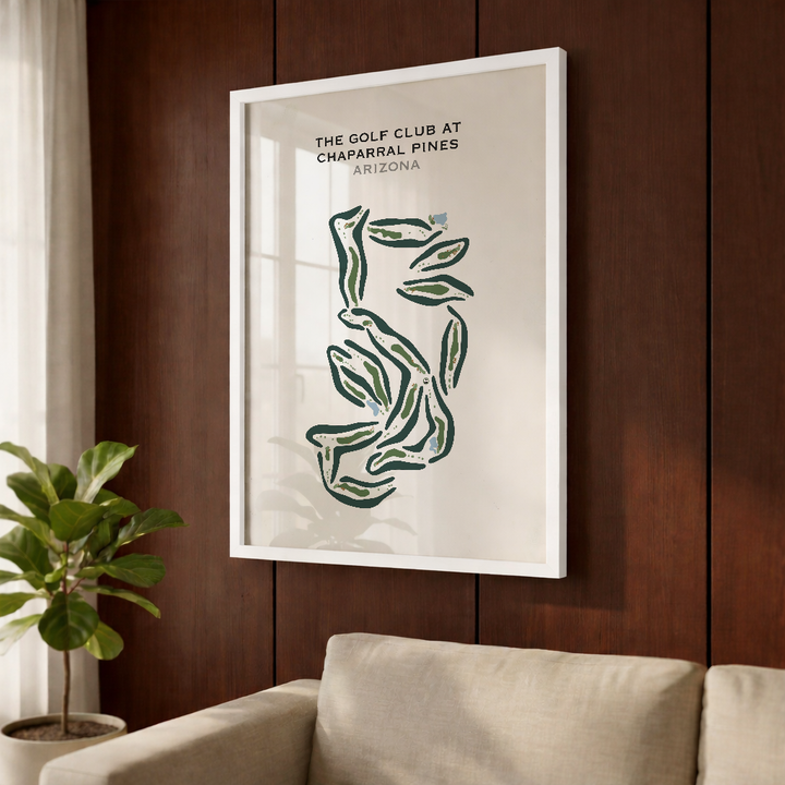 The Golf Club at Chaparral Pines, Arizona - Printed Golf Courses