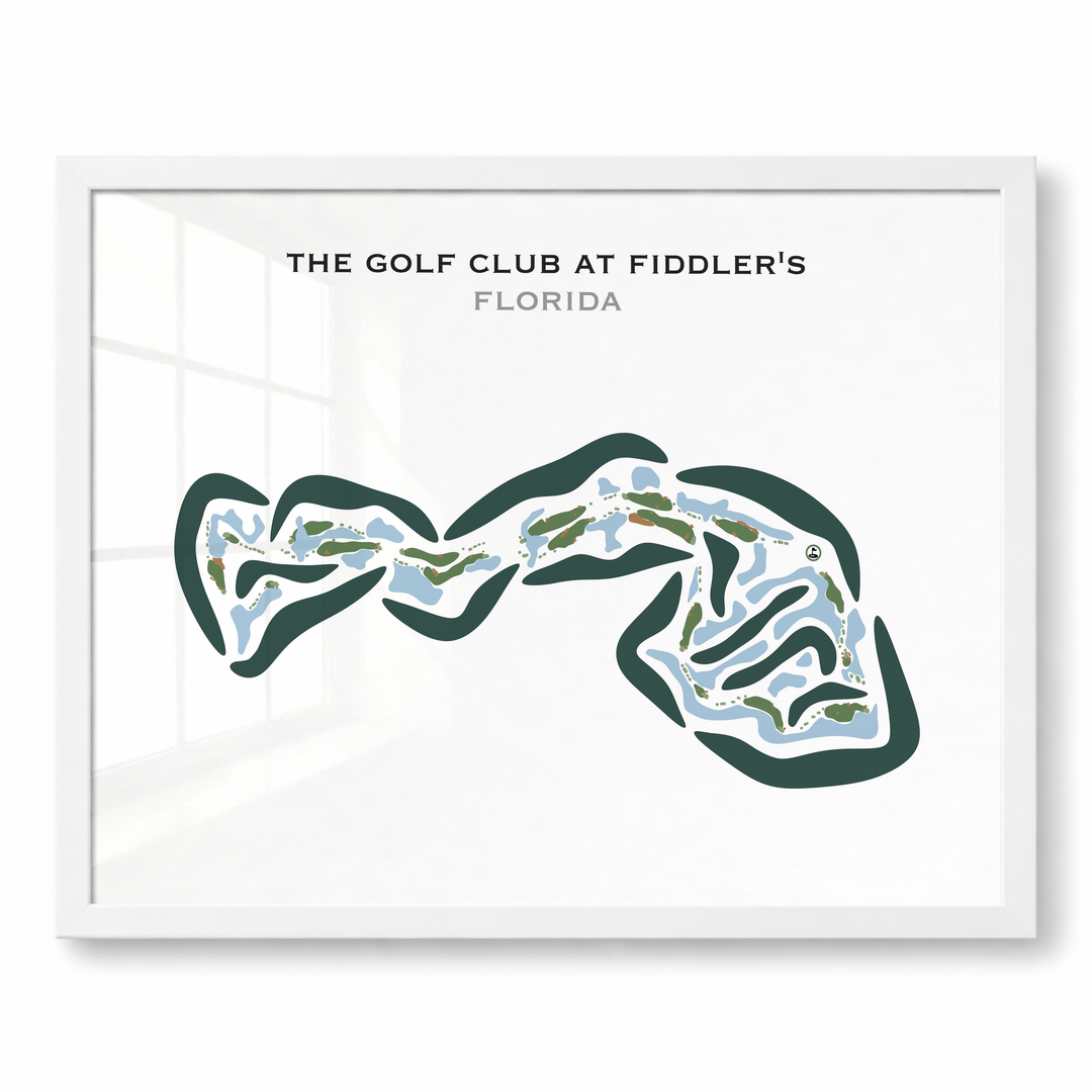 The Golf Club at Fiddlers Creek, Florida - Printed Golf Courses
