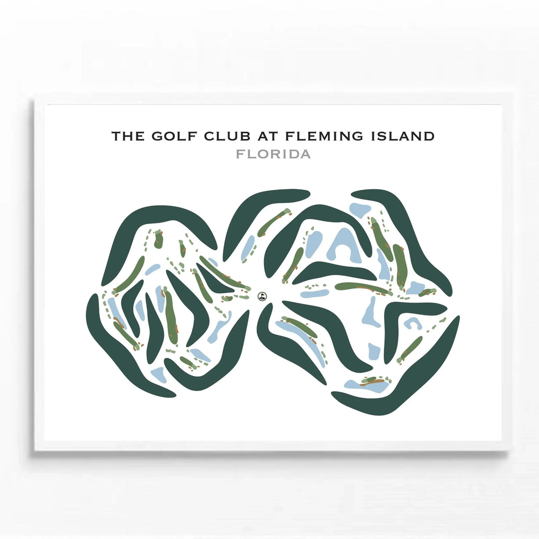 The Golf Club At Fleming Island, Florida - Printed Golf Courses