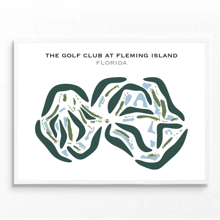 The Golf Club At Fleming Island, Florida - Printed Golf Courses