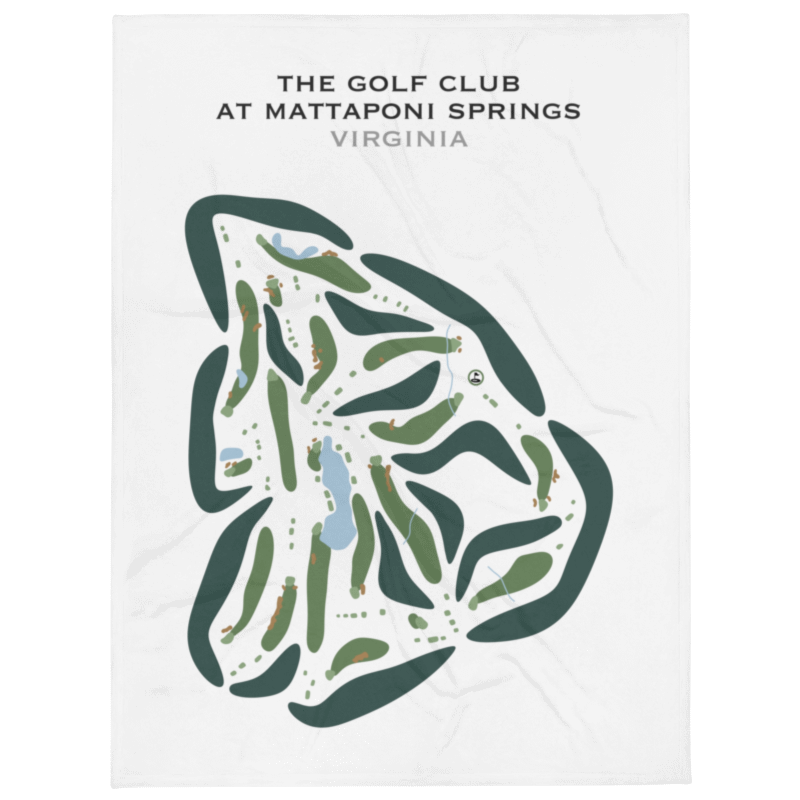 The Golf Club at Mattaponi Springs, Virginia - Printed Golf Courses