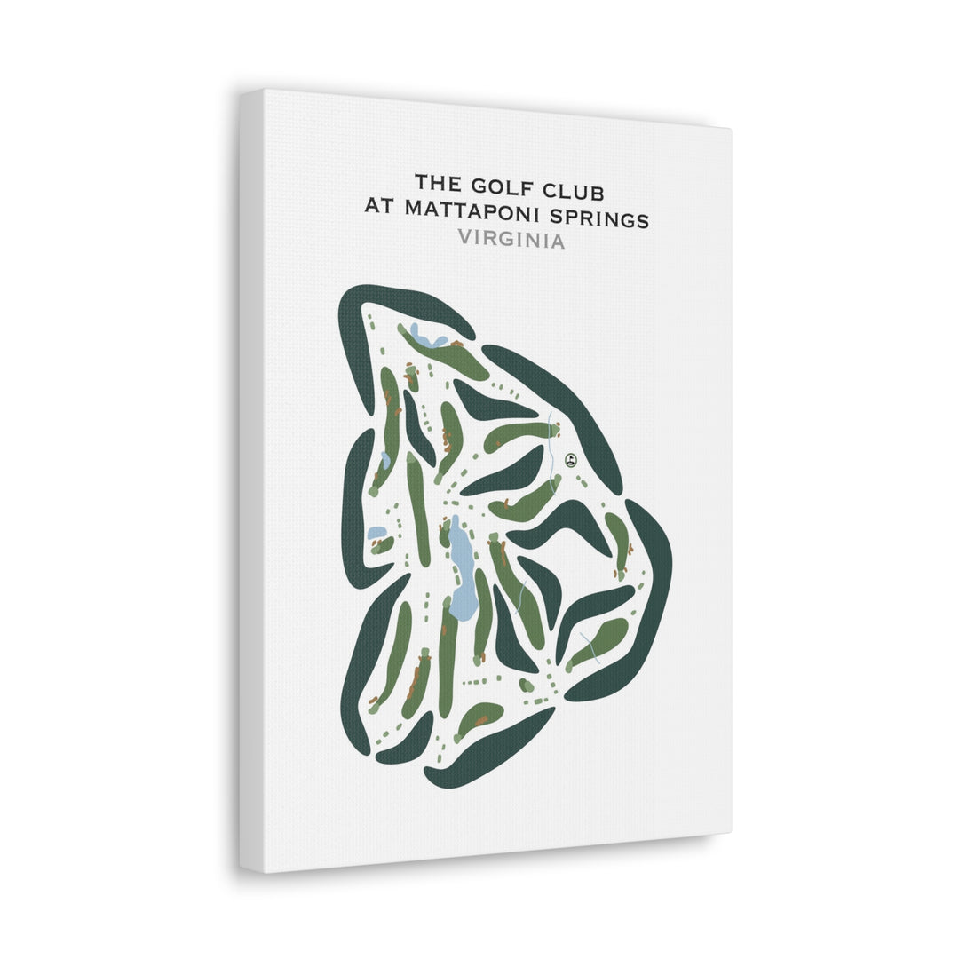The Golf Club at Mattaponi Springs, Virginia - Printed Golf Courses