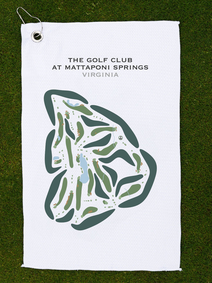 The Golf Club at Mattaponi Springs, Virginia - Printed Golf Courses