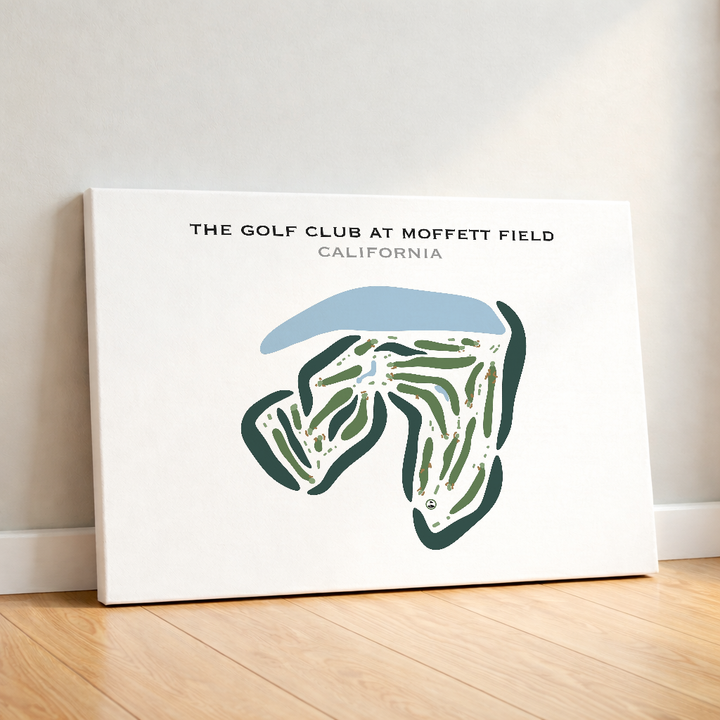 The Golf Club at Moffett Field, California - Printed Golf Courses