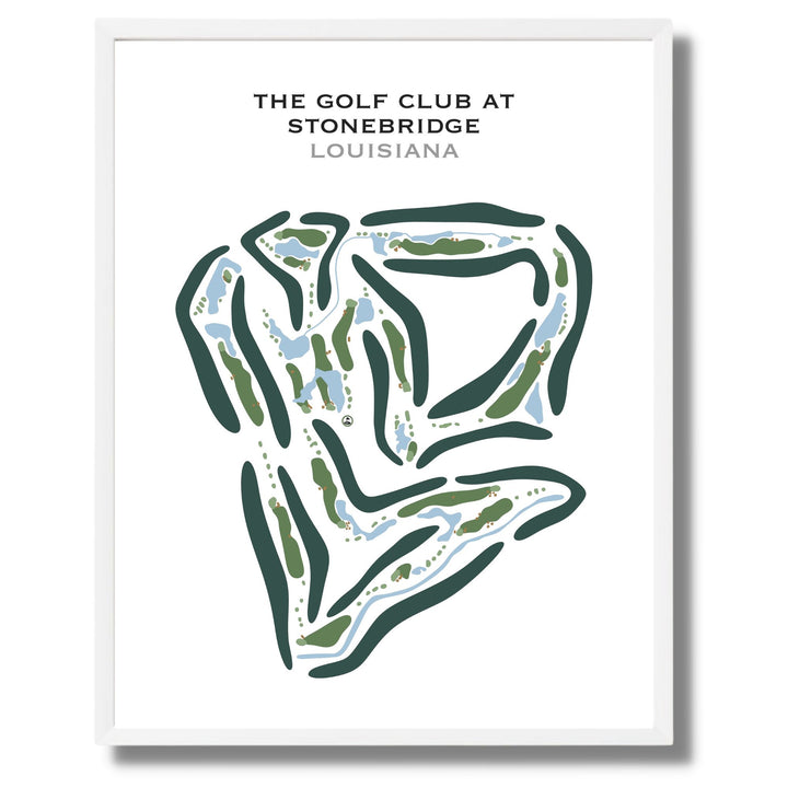 The Golf Club at Stonebridge, Louisiana - Printed Golf Courses