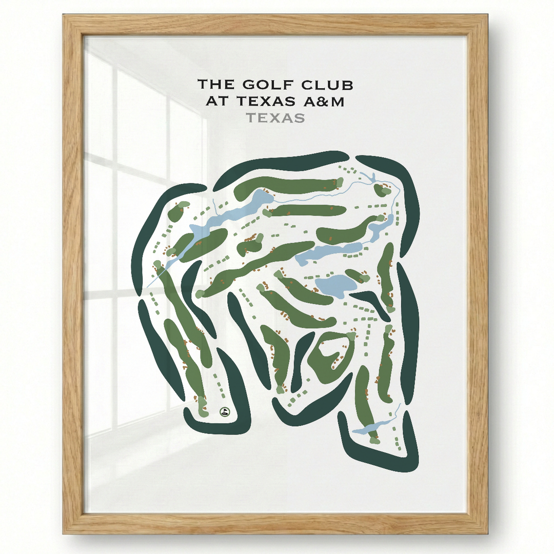 The Golf Club at Texas A&M, Texas - Printed Golf Courses