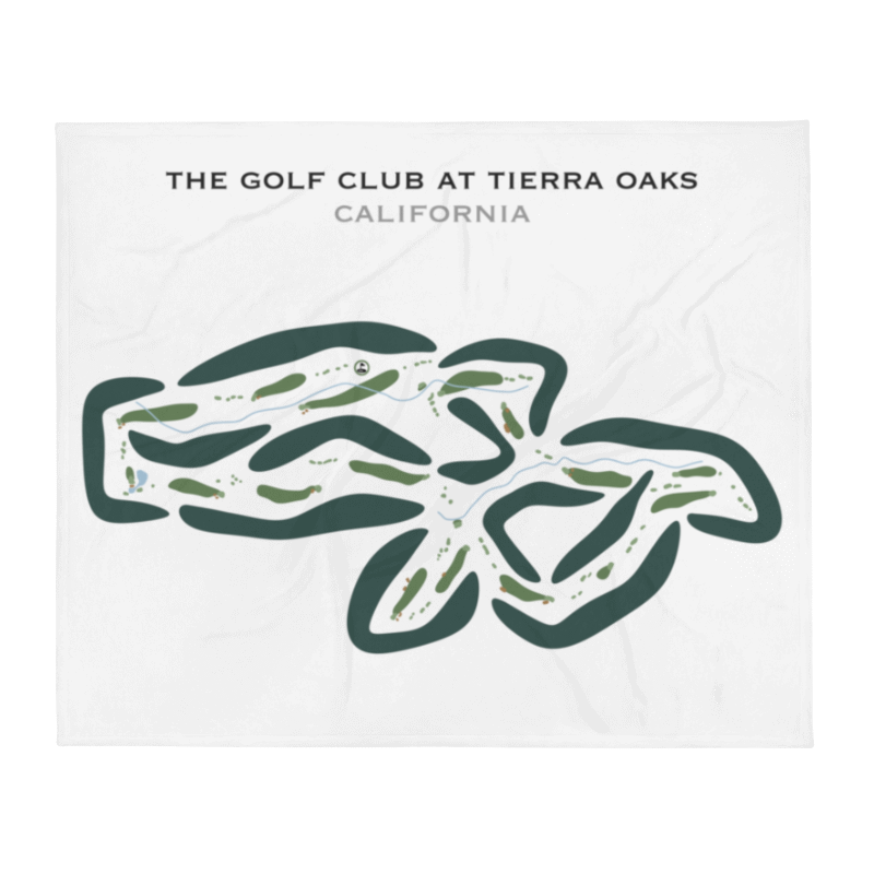 The Golf Club Tierra Oaks, California - Printed Golf Courses