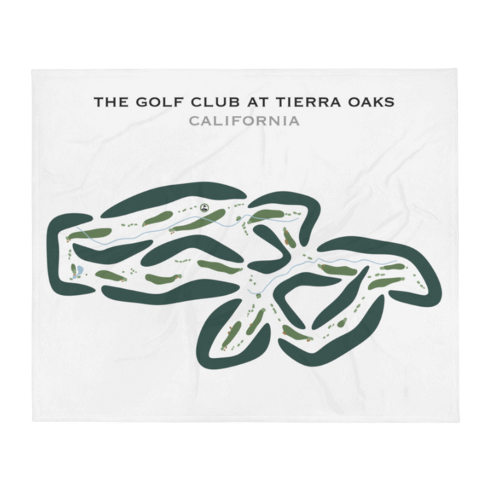 The Golf Club Tierra Oaks, California - Printed Golf Courses
