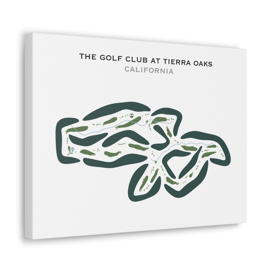 The Golf Club Tierra Oaks, California - Printed Golf Courses