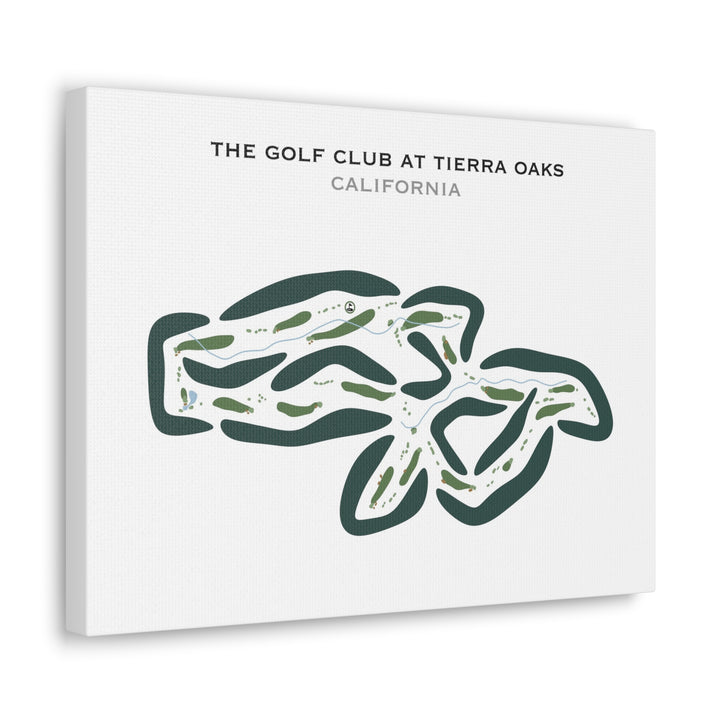 The Golf Club Tierra Oaks, California - Printed Golf Courses