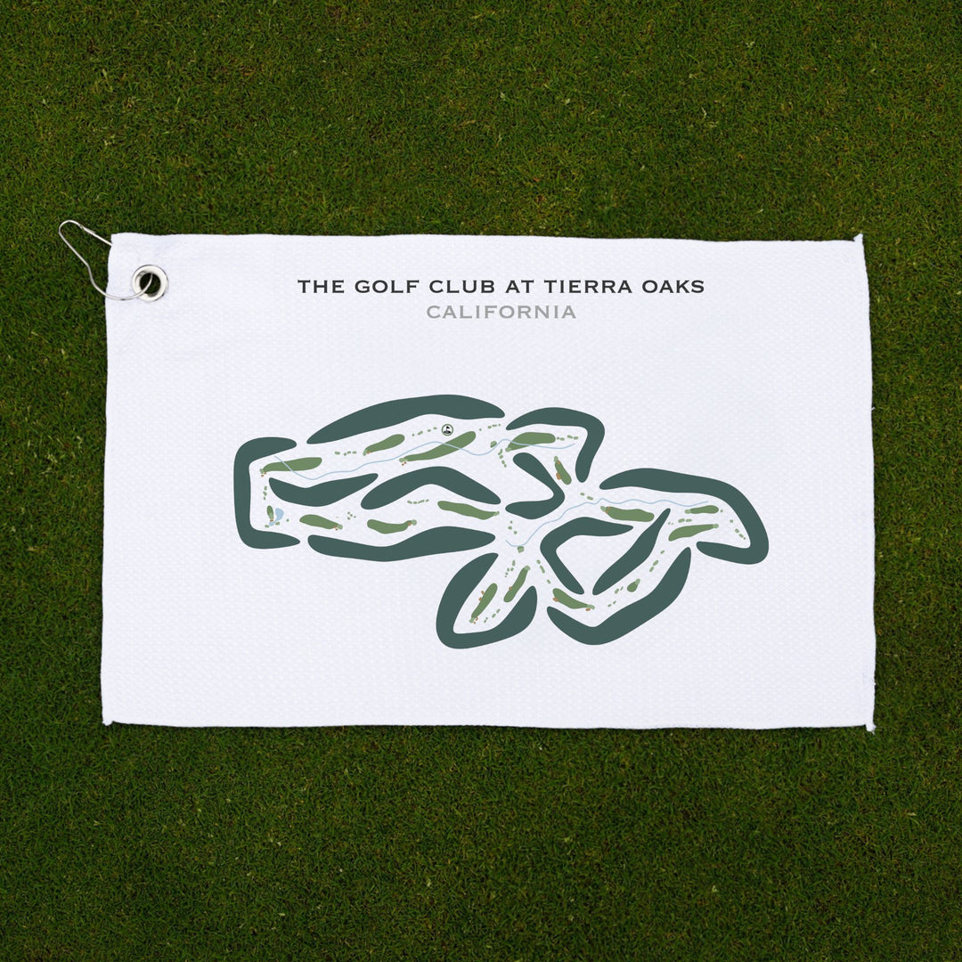 The Golf Club Tierra Oaks, California - Printed Golf Courses
