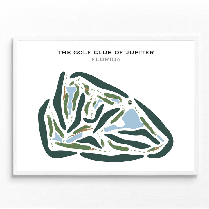 Golf Club of Jupiter, Florida - Printed Golf Courses