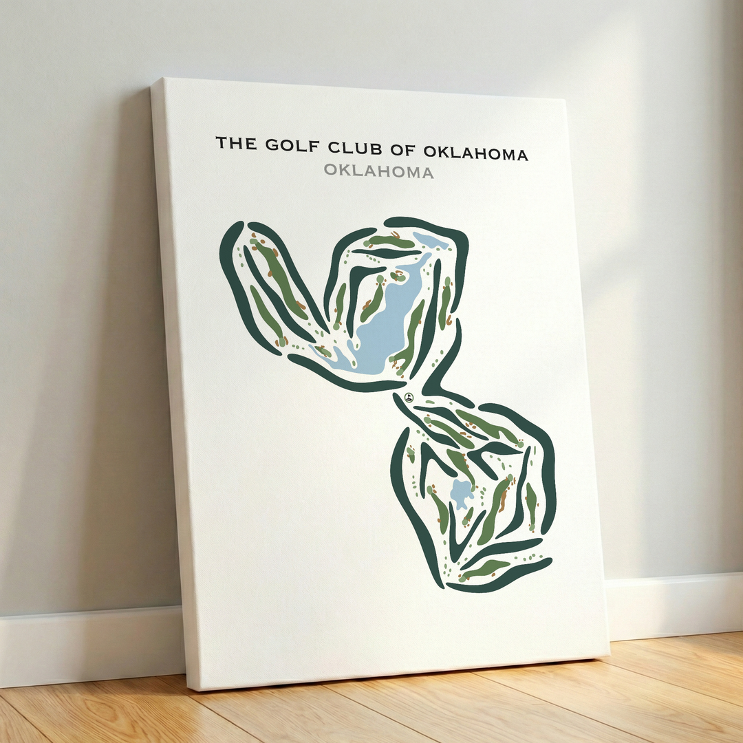 The Golf Club of Oklahoma, Oklahoma - Printed Golf Courses