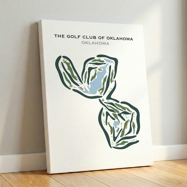The Golf Club of Oklahoma, Oklahoma - Printed Golf Courses