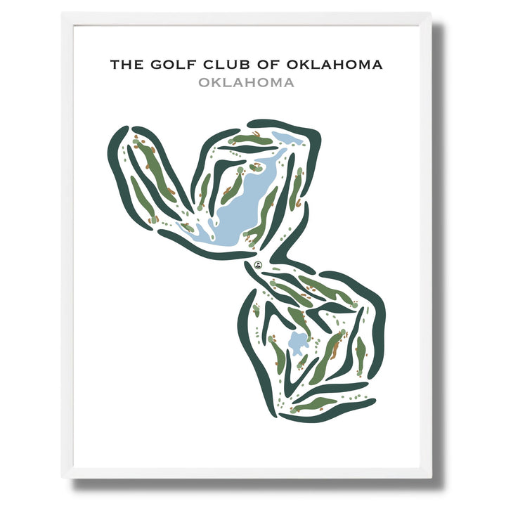 The Golf Club of Oklahoma, Oklahoma - Printed Golf Courses