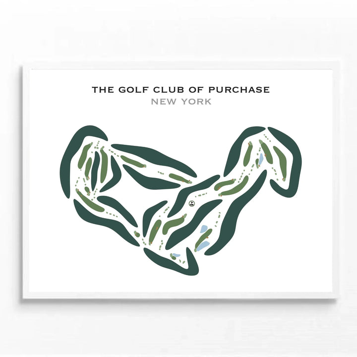 The Golf Club of Purchase, New York - Printed Golf Courses