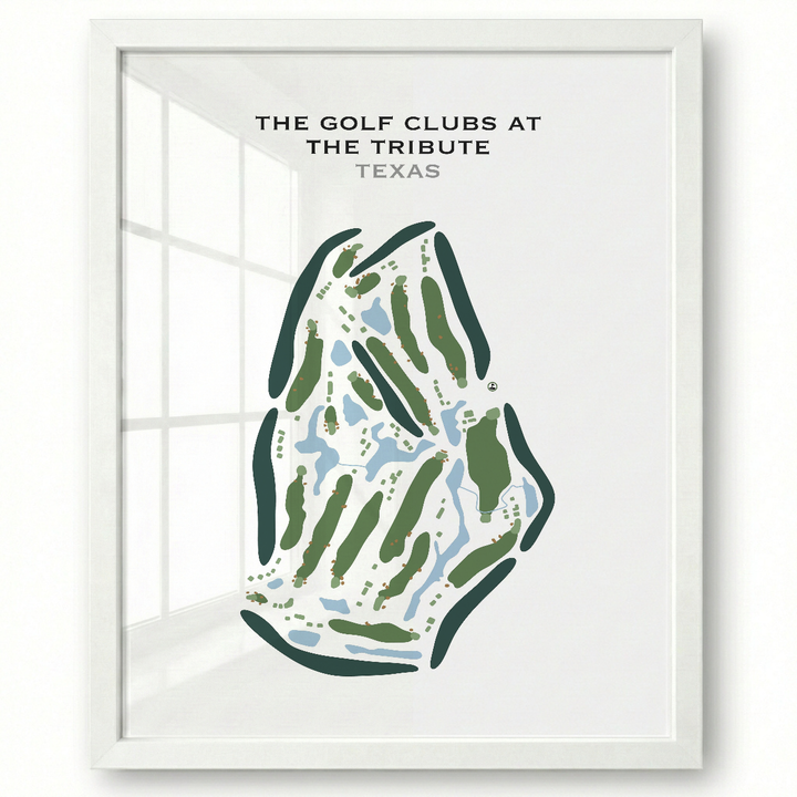The Golf Clubs At The Tribute, Texas - Printed Golf Courses
