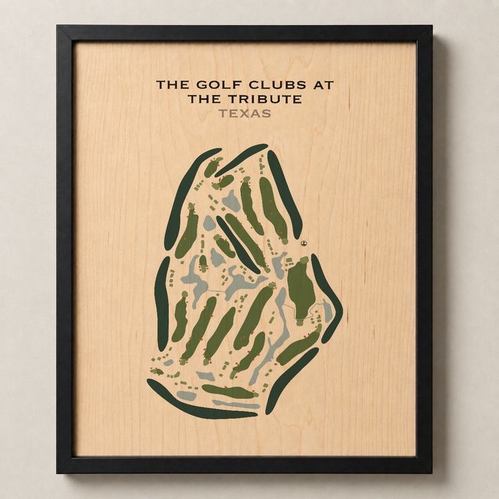 The Golf Clubs At The Tribute, Texas - Printed Golf Courses