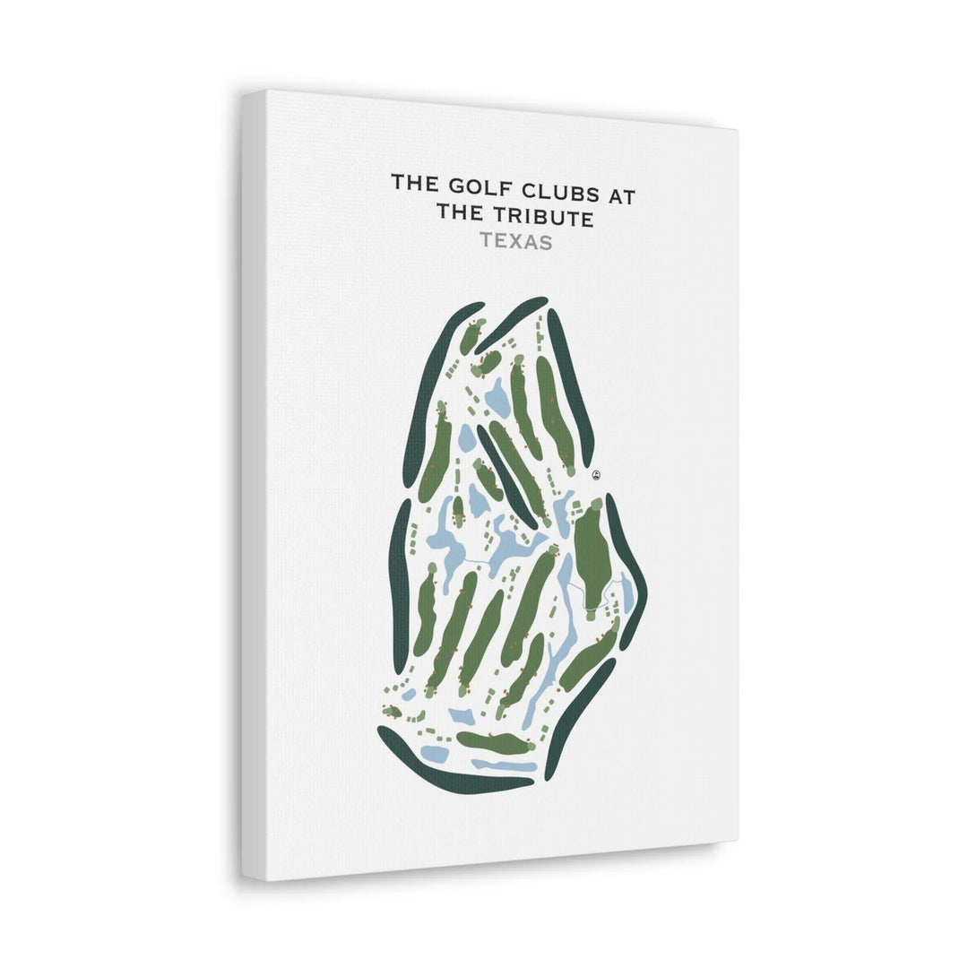 The Golf Clubs At The Tribute, Texas - Printed Golf Courses