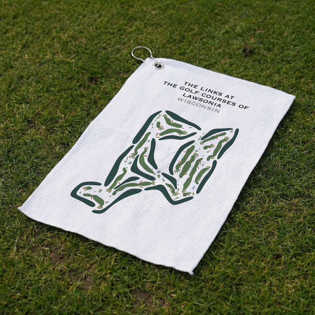 The Golf Courses of Lawsonia - The Links course, Wisconsin - Printed Golf Courses