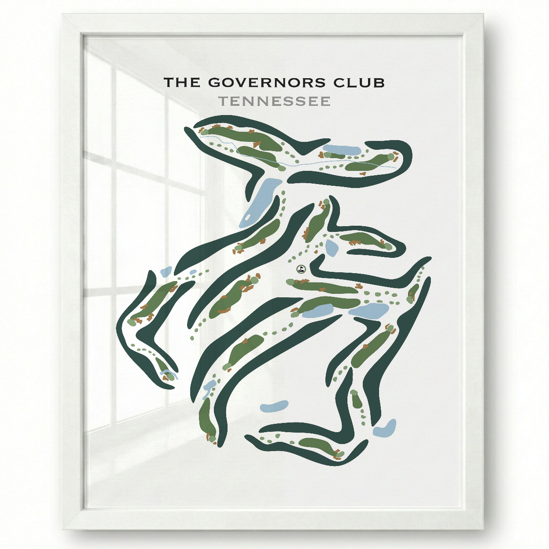The Governors Club, Tennessee - Printed Golf Courses