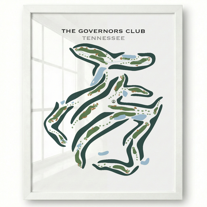The Governors Club, Tennessee - Printed Golf Courses