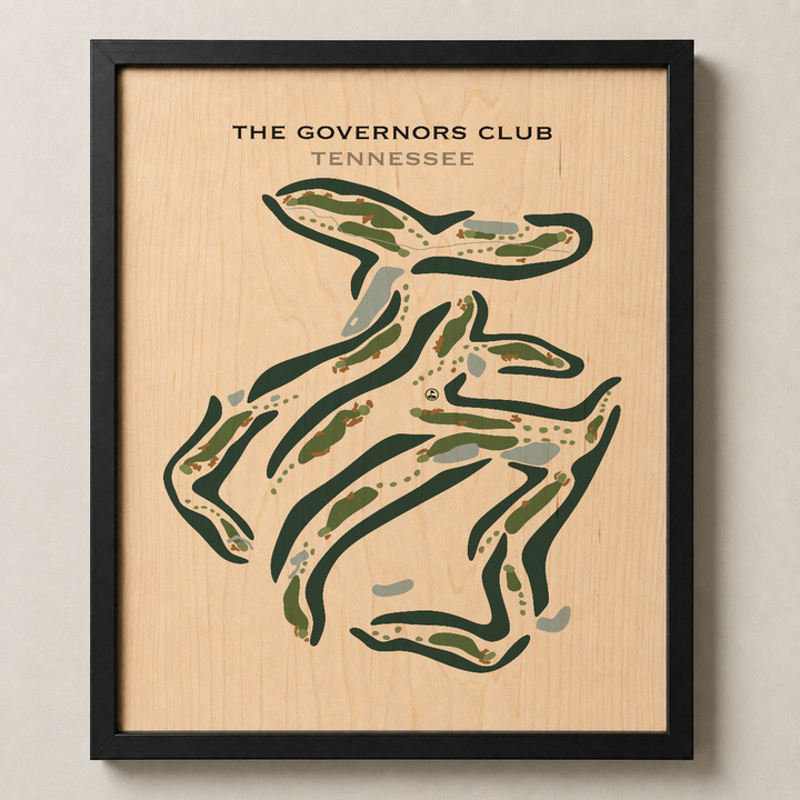The Governors Club, Tennessee - Printed Golf Courses