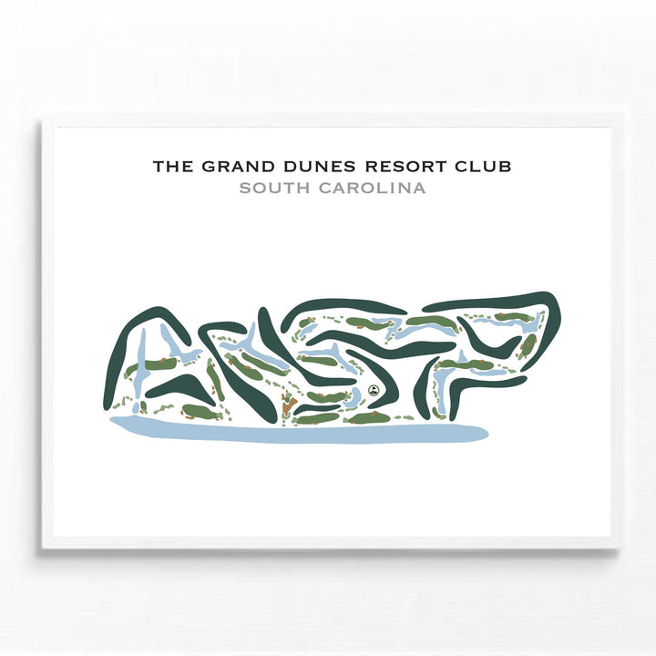 Grande Dunes Members Club, South Carolina - Printed Golf Courses